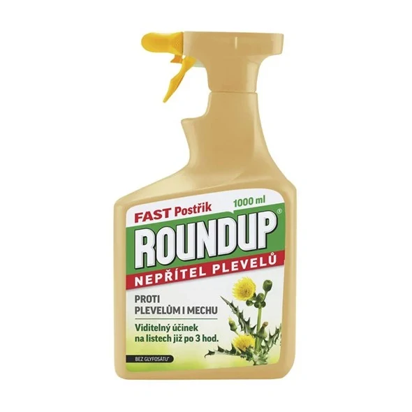 ROUNDUP Fast bez glyfozátu - rozprašovač EVERGREEN 1l