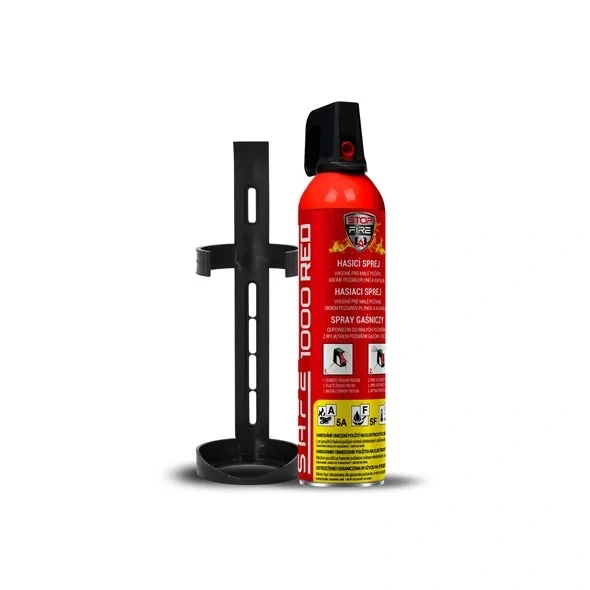 Hasiaci sprej SAFE 1000 RED 1000ml peny + držiak 100C