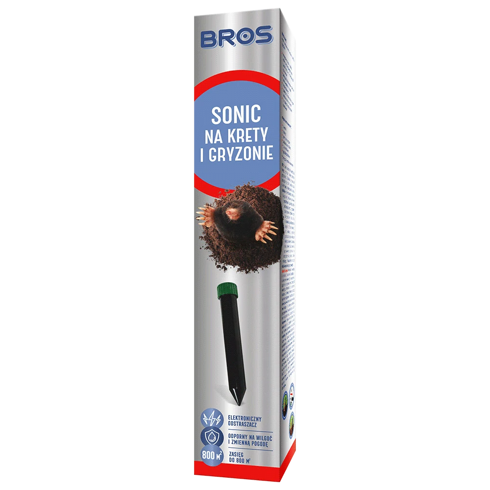 Odpudzovač krtkov BROS Sonic