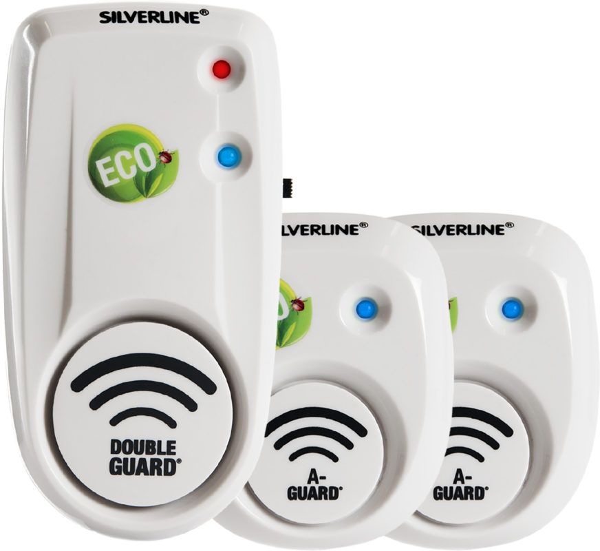 SILVERLINE Odpudzovač myší a potkanov, sada 2 ks  IN 25304 + IN 25306