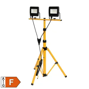 LED reflektor, so stojanom, 2x30W, IP65 FLL STAND 2/30