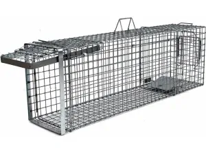 Profesionálna odchytová pasca na líšky, kuny, vydry a mačky 120x34x42