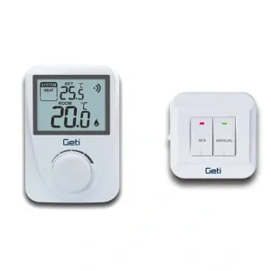 Termostat GETI GRT02 bezdrôtový