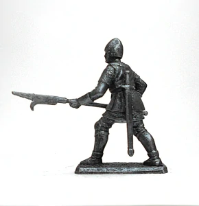 Anglický stredoveký cínový vojak AV02