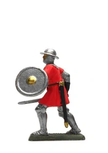 Anglický stredoveký cínový vojak AV08F