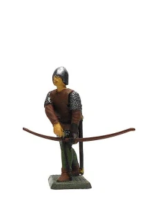 Anglický stredoveký cínový vojak AV09F