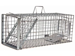 Profesionálna odchytová pasca na kuny, líšky a mačky H80x34x34 