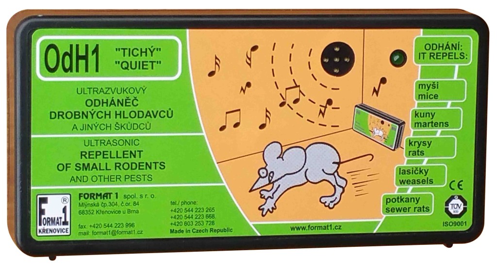 Odpudzovač myší, potkanov a kún OdH1 tichý