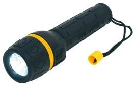 Vodeodolné batériové svietidlo, žlté PLR 01