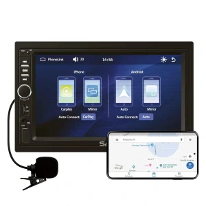 SMART Autorádio; 2xDIN, 7" LCD, RDS, BT, CPAA VBX910