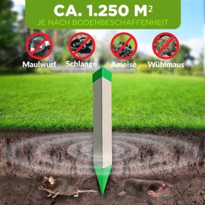 Odpudzovač krtkov, hrabošov a hadov ISOTRONIC 70060