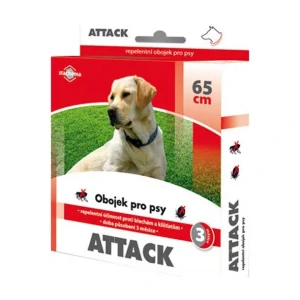 Antiparazitný obojok pre psov STACHEMA Attack 65cm