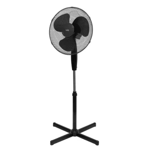 Stojanový ventilátor, čierna farba, 40 cm, 45 W SF40BK