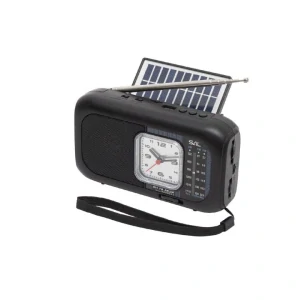 Solárne hybridné rádio, BT/USB/SD/CLOCK/LAMP RPH3