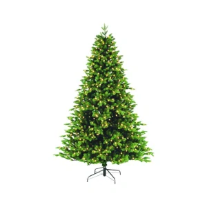 Umelý vianočný stromček s LED osvetlením, výška 150 cm KMF4LED150