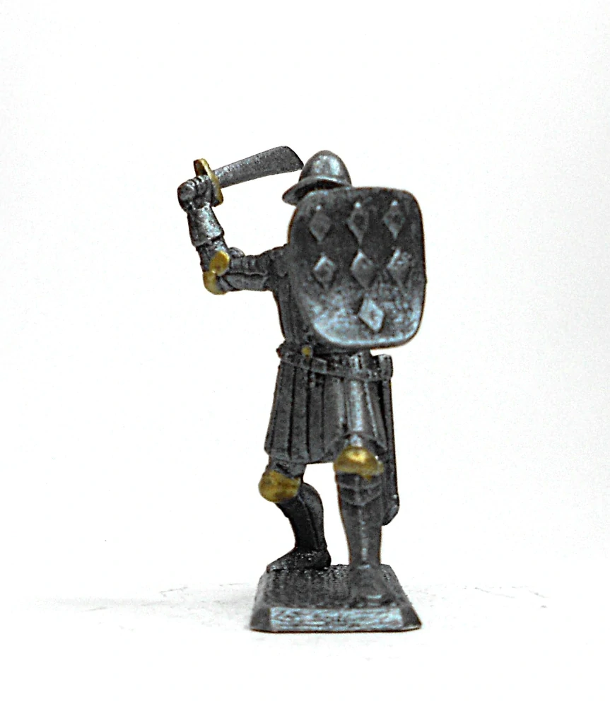 Francúzsky stredoveký cínový vojak FV02
