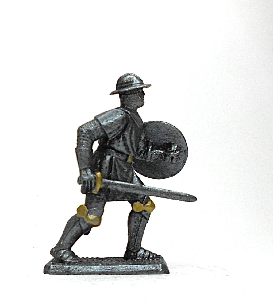 Anglický stredoveký cínový vojak AV06