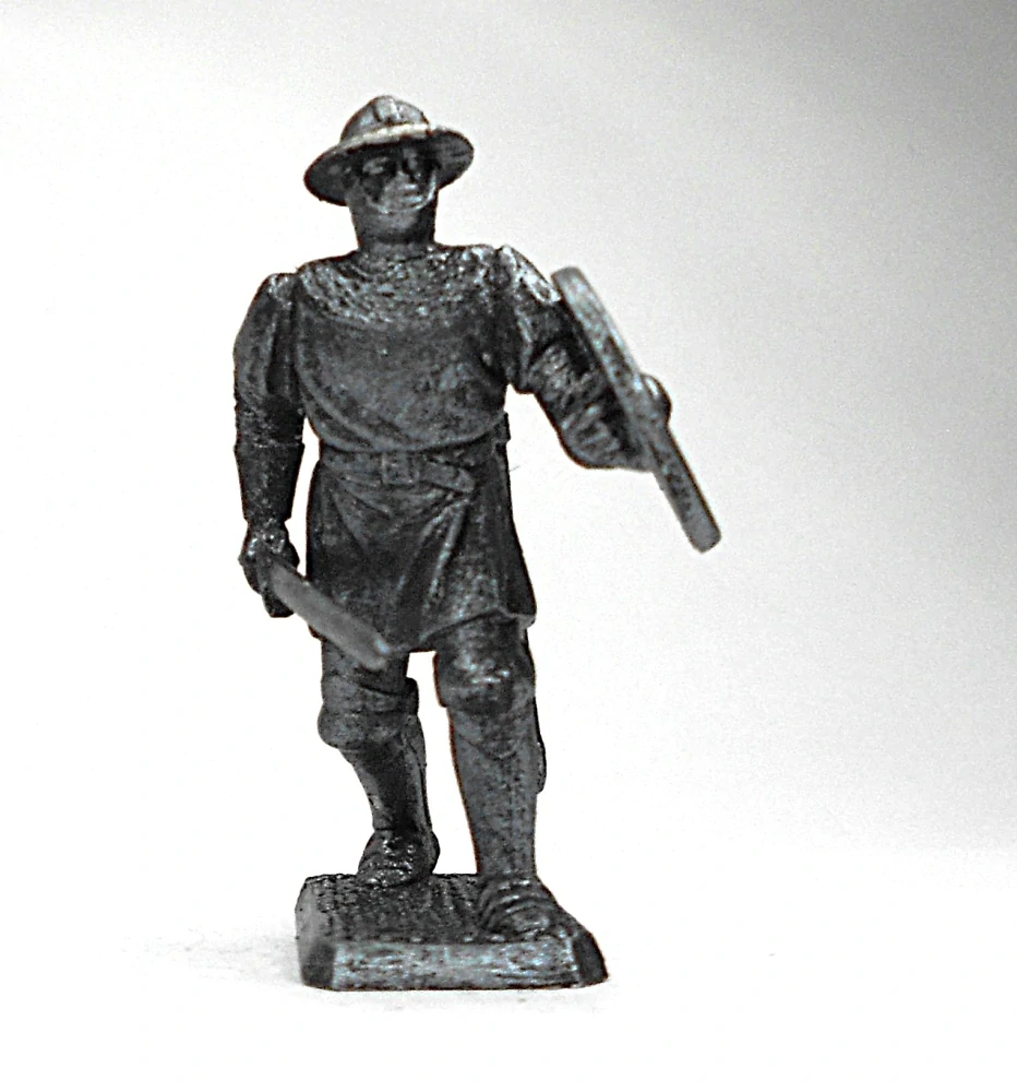 Anglický stredoveký cínový vojak AV07