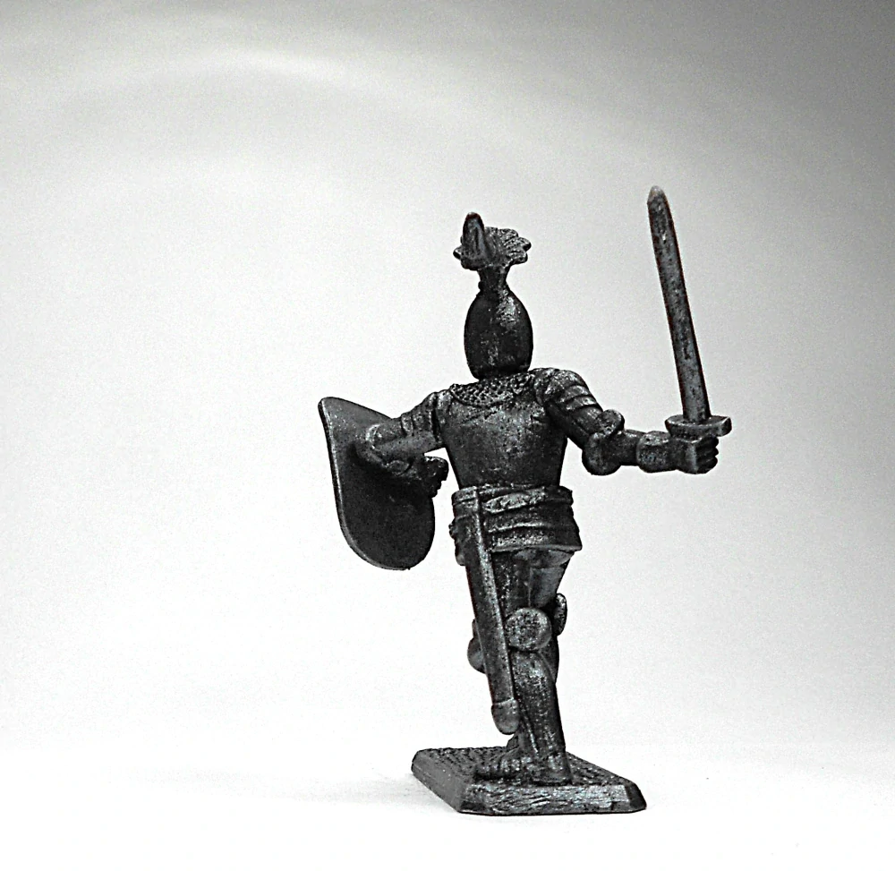 Francúzsky stredoveký cínový vojak FV07