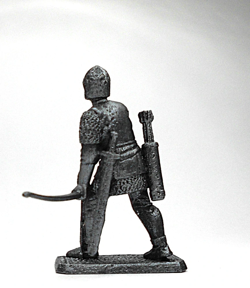 Anglický stredoveký cínový vojak AV01