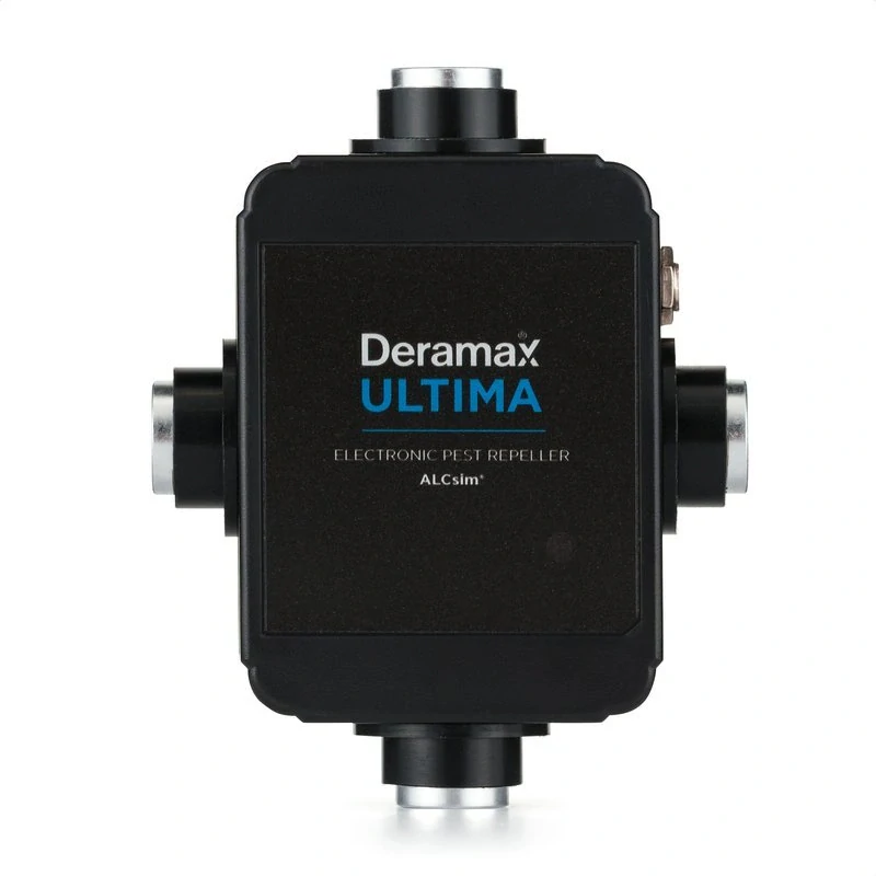 Deramax®-Ultima. Ultrazvukový odpudzovač kún a hlodavcov II. generácia s ALCsim®