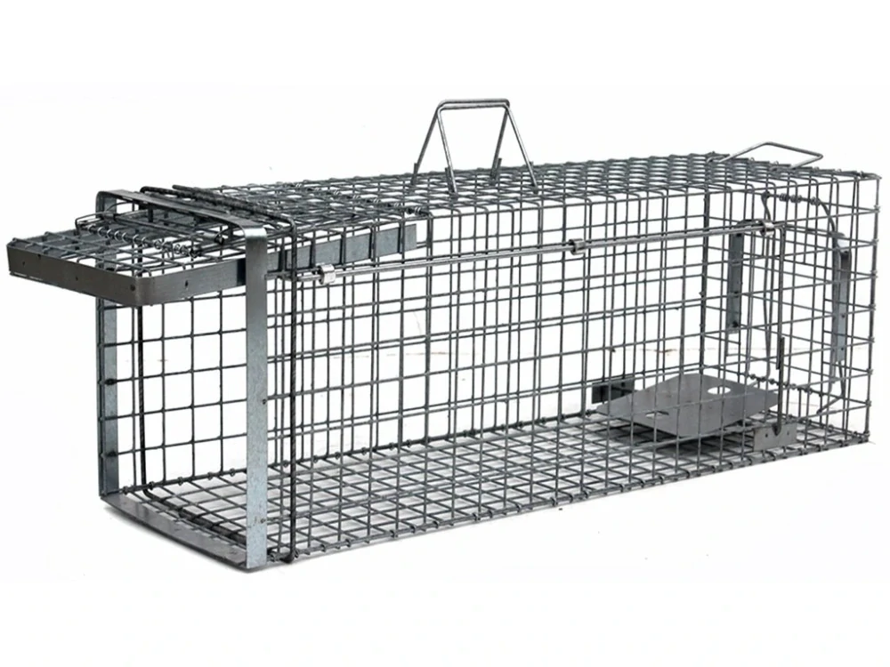 Profesionálna odchytová pasca na kuny, líšky a mačky H80x34x34 