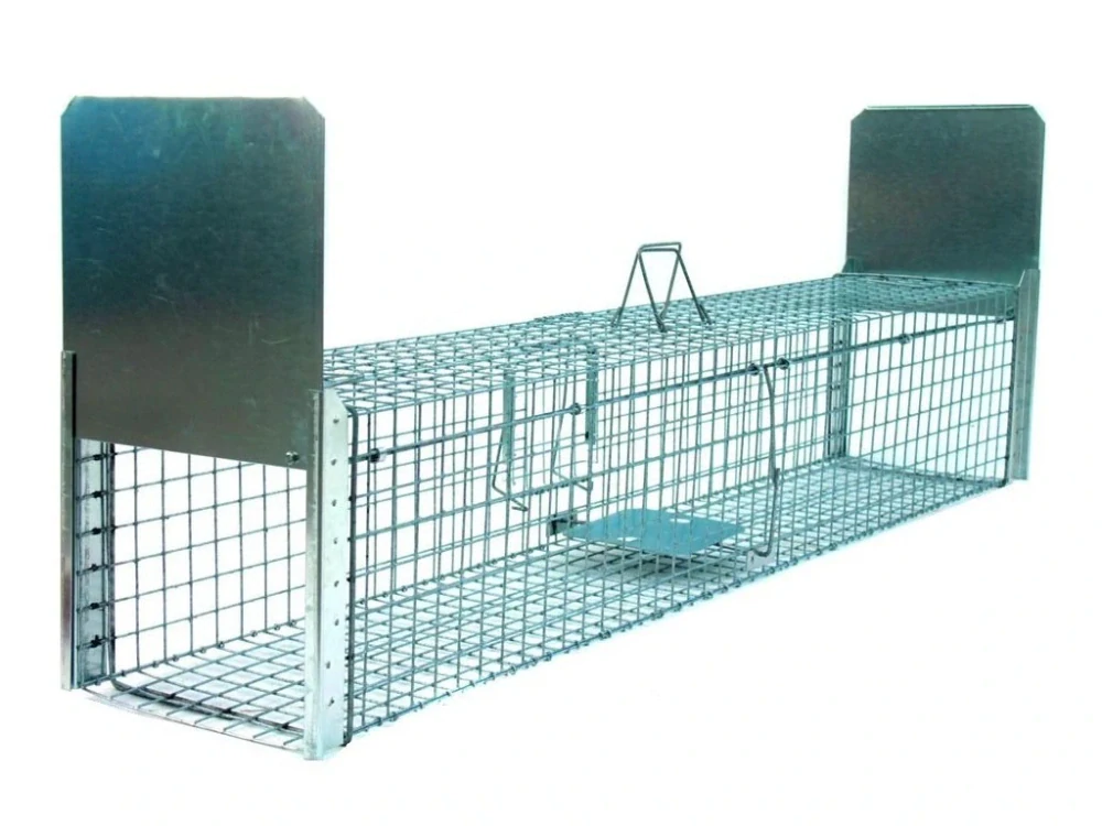 Profesionálna odchytová pasca na líšky, kuny a mačky 130x34x34V2