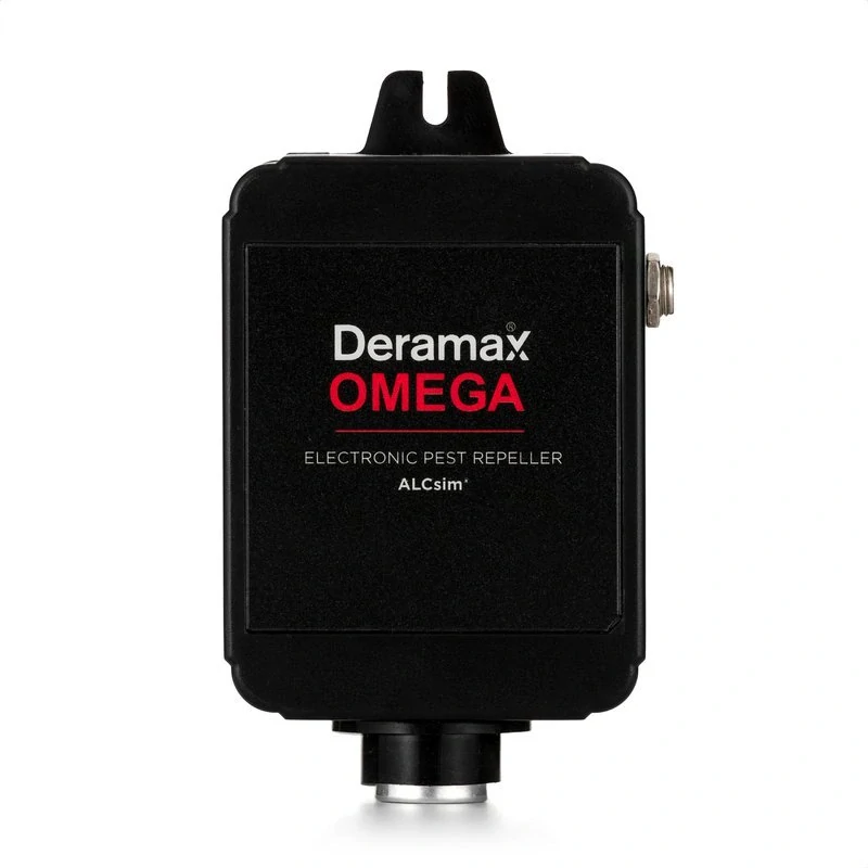 Deramax®-Omega. Ultrazvukový odpudzovač kún a hlodavcov II. generácie s ALCsim®