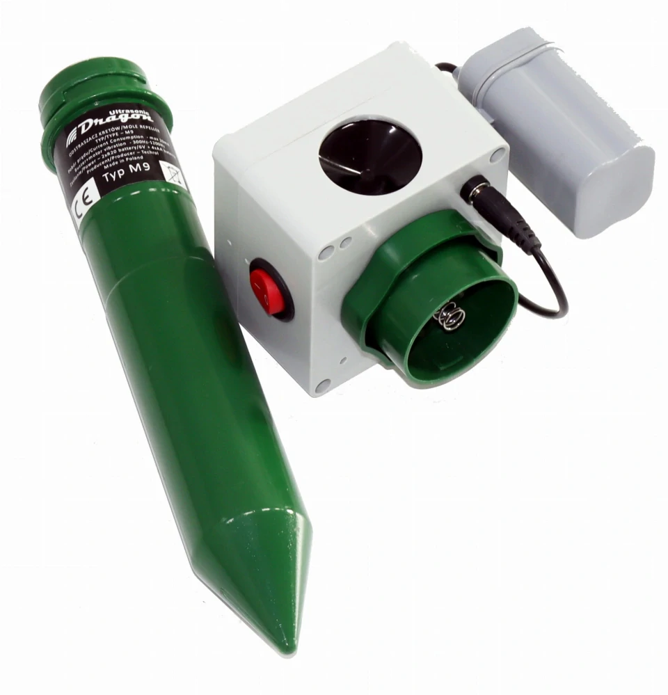 Profesionálny odpudzovač potkanov - dvojitý, vibračný + ultrazvuk