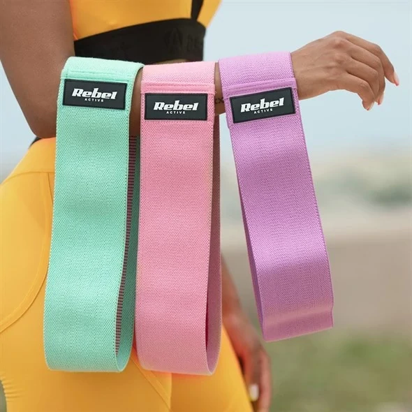 Súprava odporových gúm REBEL RBA-3003 3ks