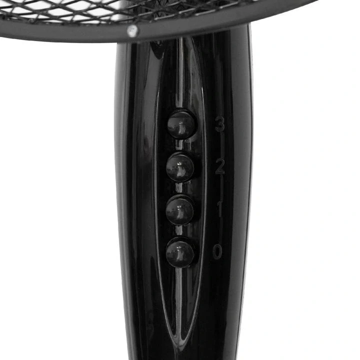 Stojanový ventilátor, čierna farba, 40 cm, 45 W SF40BK