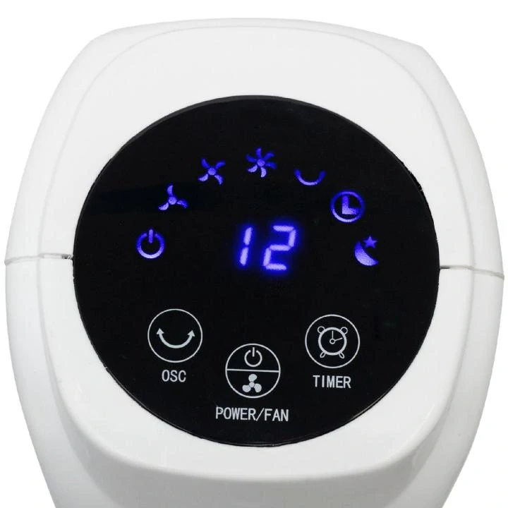 Stĺpový ventilátor s diaľkovým ovládačom, biela farba, 79 cm, 45 W TWFR78