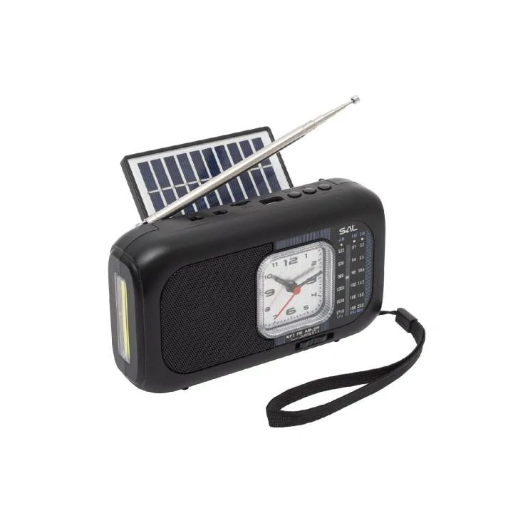 Solárne hybridné rádio, BT/USB/SD/CLOCK/LAMP RPH3