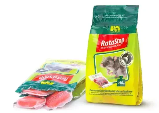 RATASTOP - mäkká nástraha na hubenie myší a potkanov