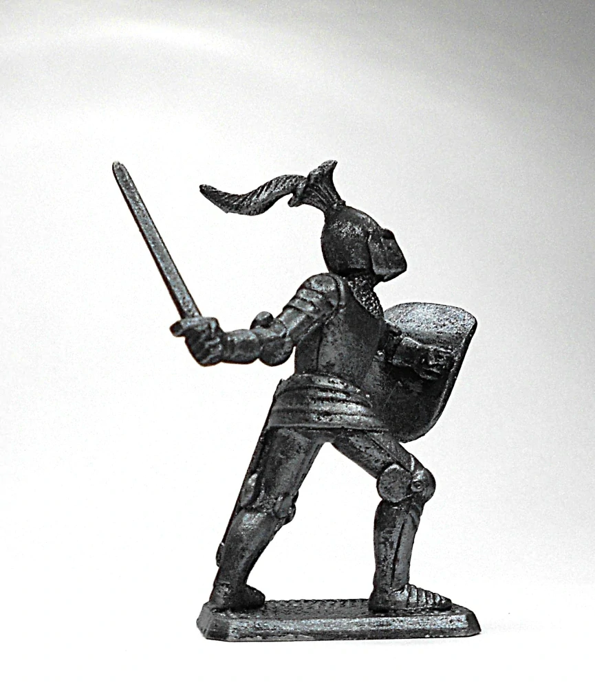 Francúzsky stredoveký cínový vojak FV07
