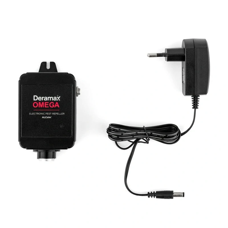 Deramax®-Omega. Ultrazvukový odpudzovač kún a hlodavcov II. generácie s ALCsim®