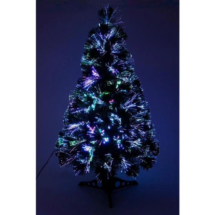 Umelý vianočný stromček s optickými vláknami, 80 cm KIX80LED