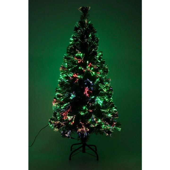 Umelý vianočný stromček s optickými vláknami, 120 cm KIX120LED