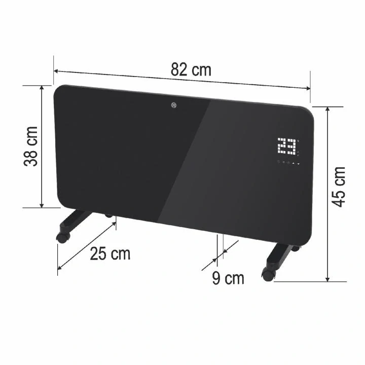 Smart ohrievač, sklo, 2000 W FK431WIFI