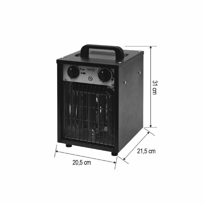 Prenosný ventilátorový ohrievač 3kW FKI3
