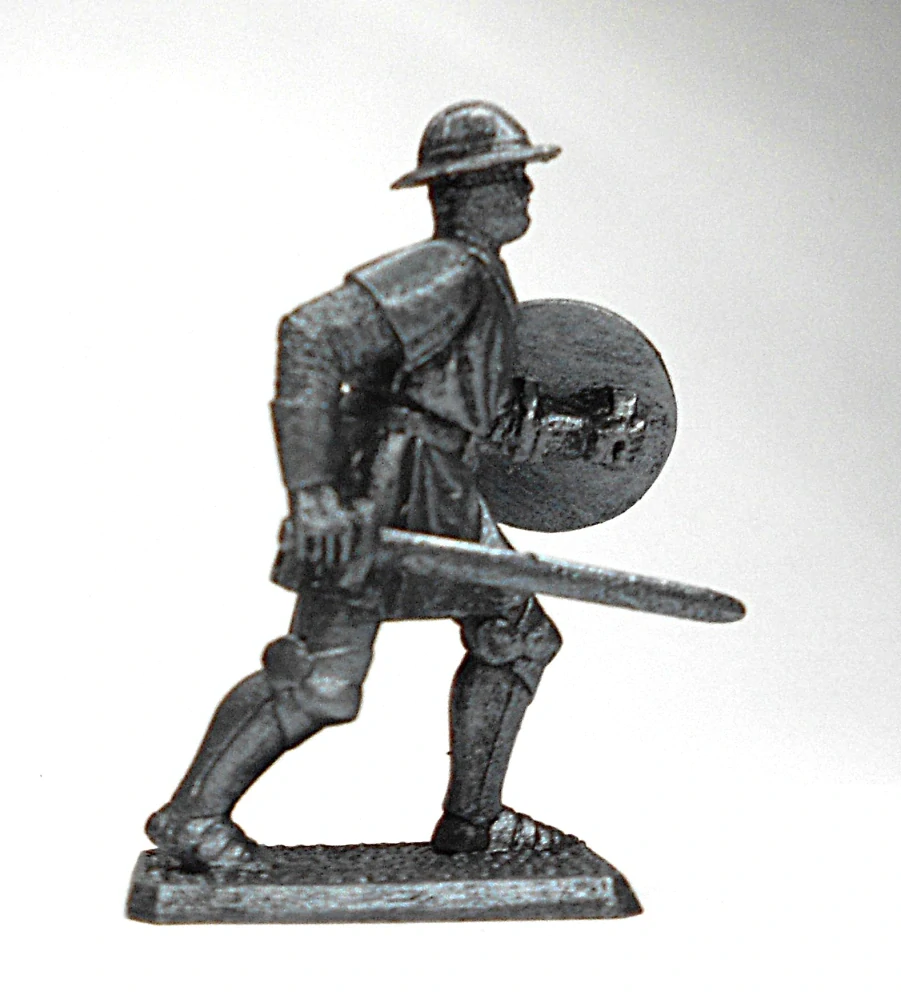 Anglický stredoveký cínový vojak AV07