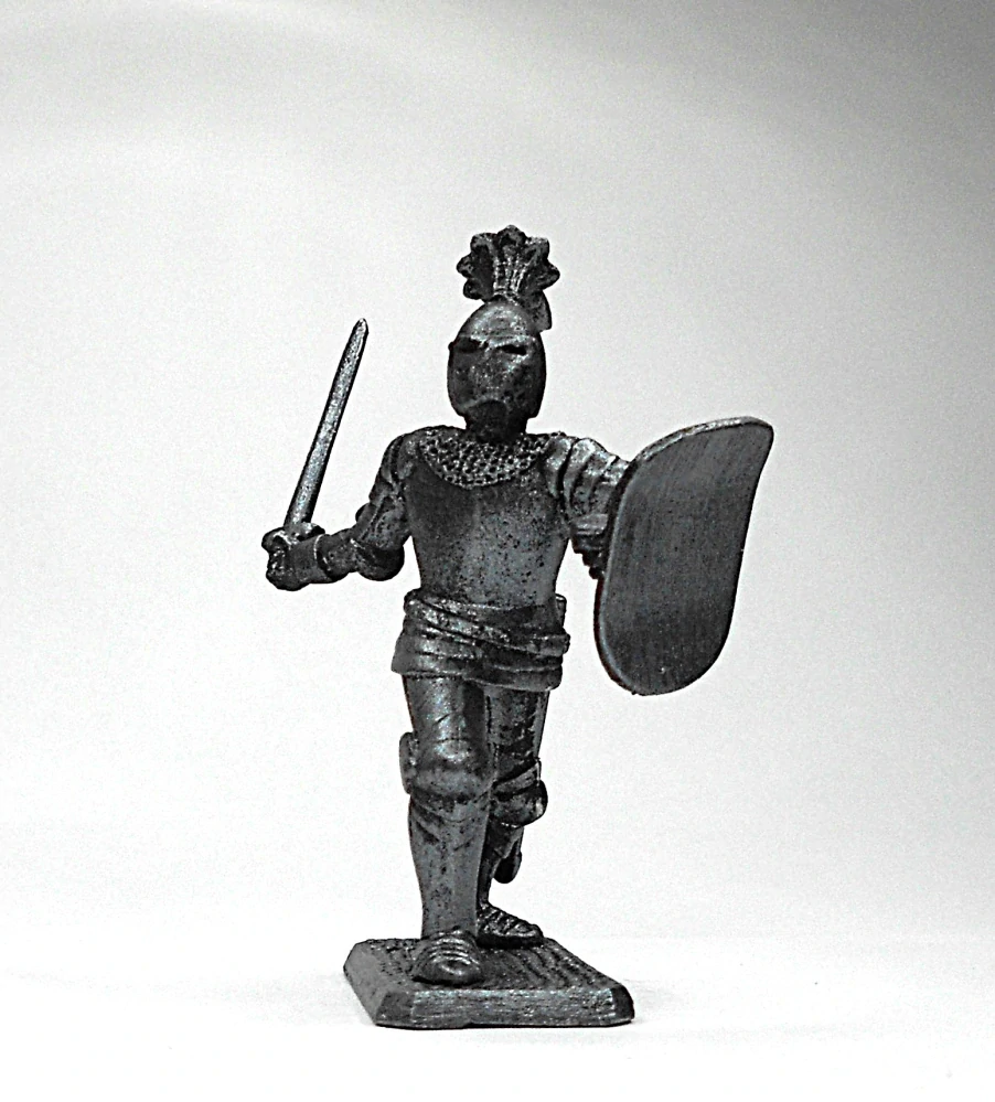 Francúzsky stredoveký cínový vojak FV07