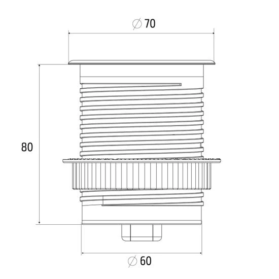 Zásuvka vstavaná SOLIGHT PP122C-PD20
